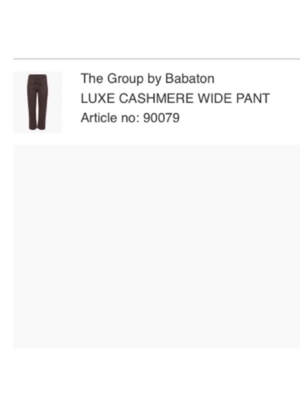 The Group by Babaton LUXE CASHMERE WIDE PANT - Picture 10 of 10